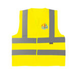 An image of an OPAL yellow high visibility vest.